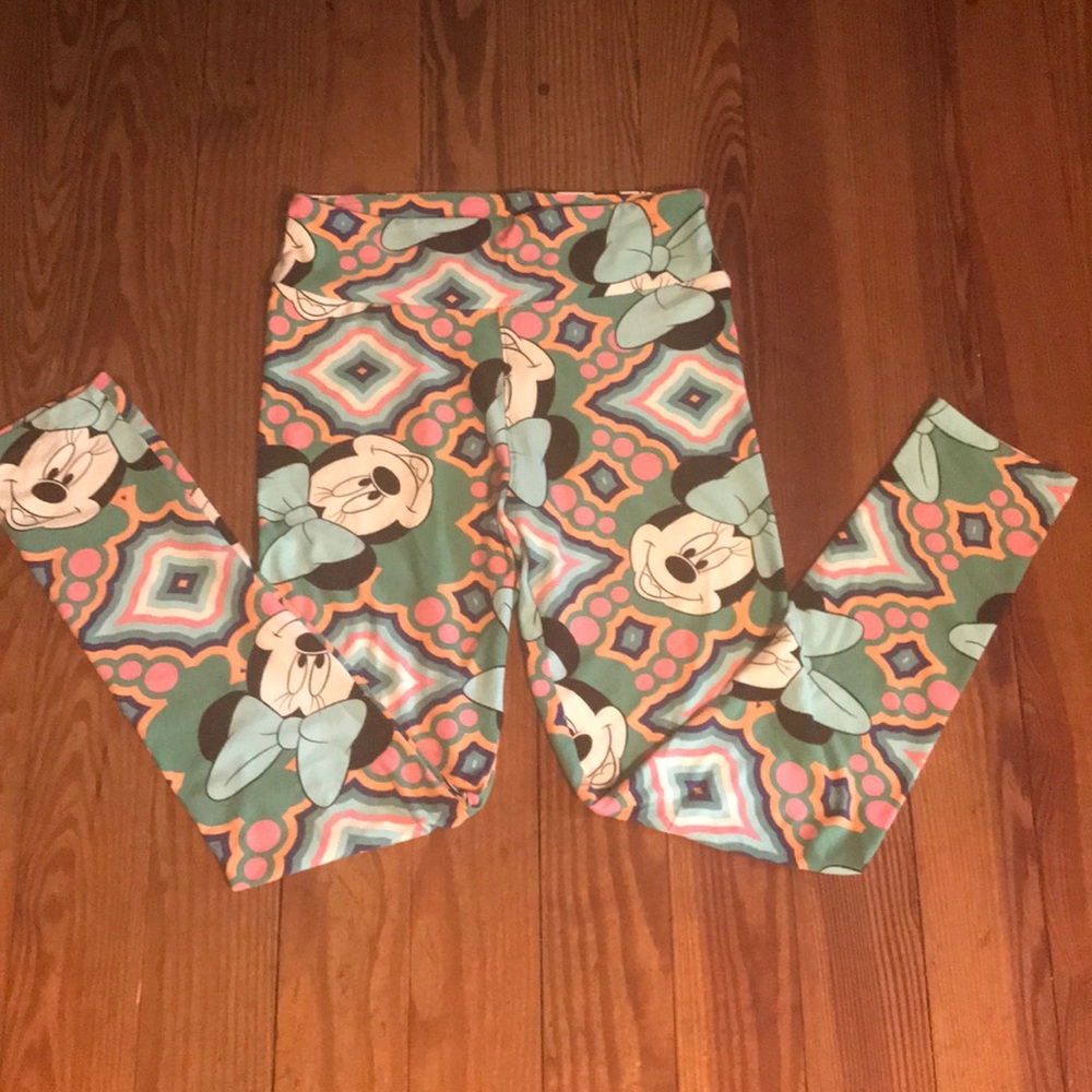 Lularoe Disney Leggings Minnie Mouse One Size OS